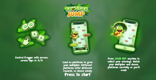 Frog Jump gameplay step 1 Frog Jump InOut Games